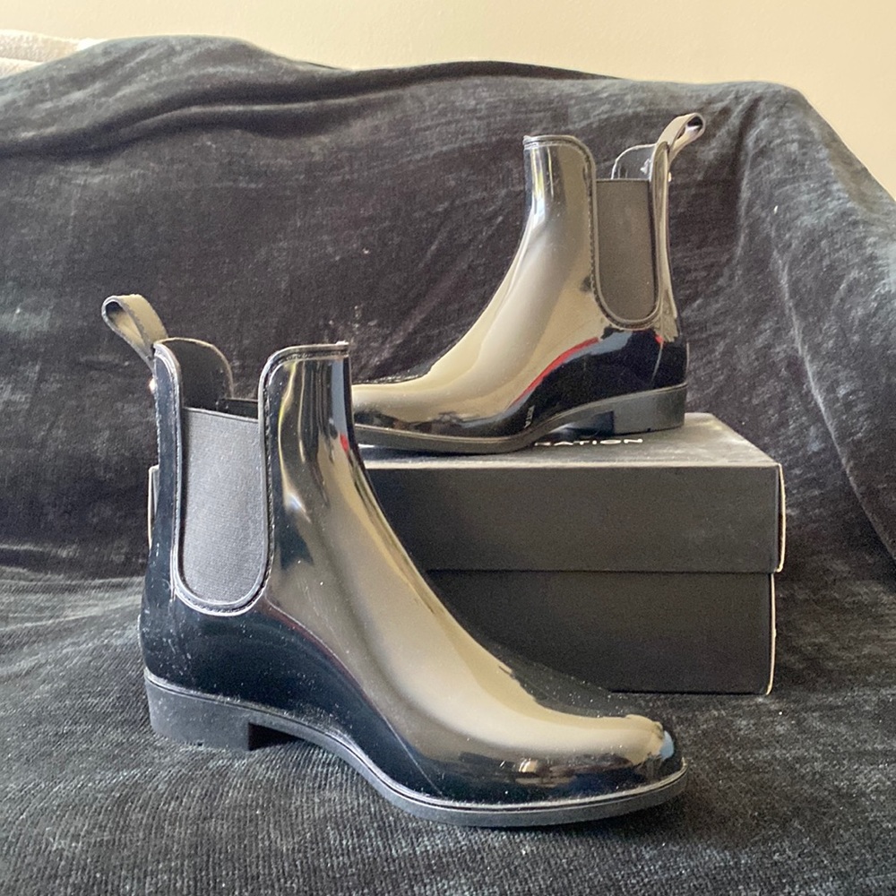 Marc Fisher rain booties.